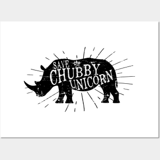 Save the Chubby Unicorn Posters and Art